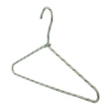 Wholesale space saving Non Slip Display Cheap Clothing Rope Covered Hanger Braided Cord Wire Hangers